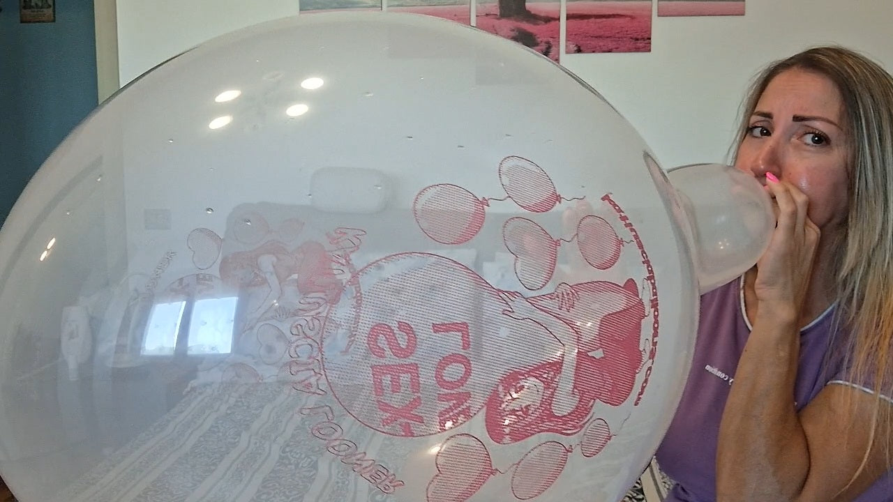 Belbal 14" crystal clear print Katiuscialooner cartoon b2p