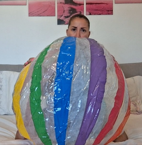 42 inch beach ball blow and deflate